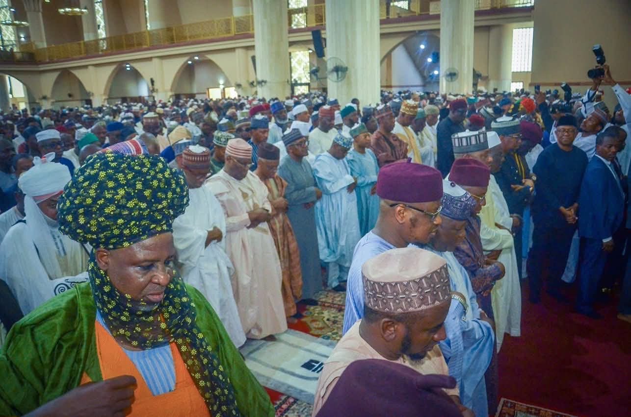 Ribadu, Uba Sani, Ganduje attend Janazah prayer for El-Rufai’s Mother in Abuja 