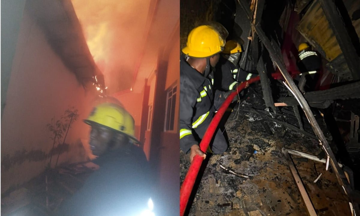 Goods worth millions destroyed as fire guts Ilorin shopping complex 